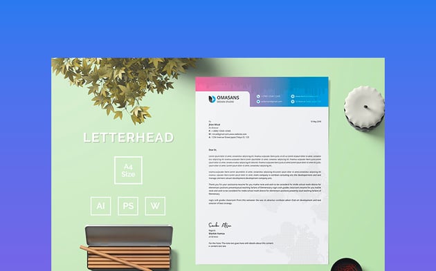 19 plantillas de Word GRATIS para membrete de empresa 2022